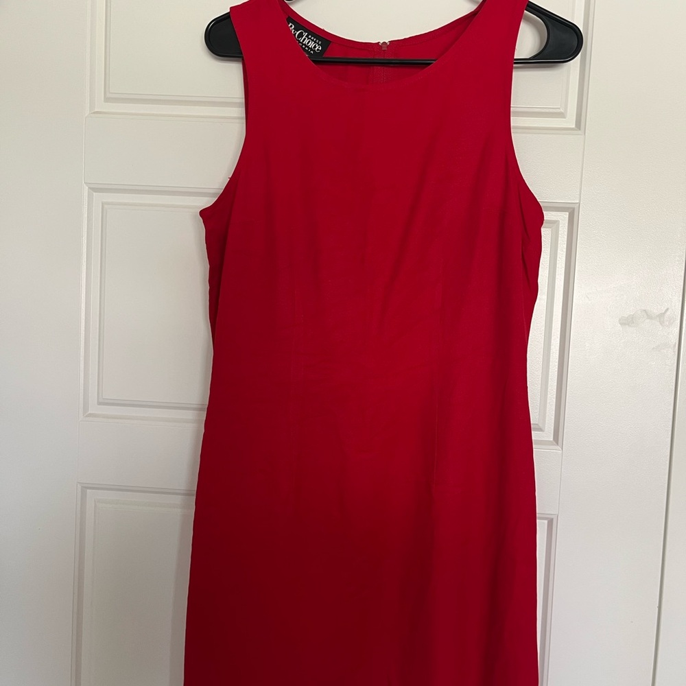 Vintage Vibrant Red Dress
